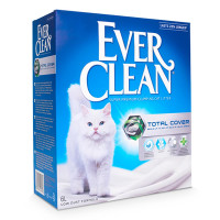 Наповнювач Ever Clean Total Cover повне блокування з мікрогранулами для котячого туалету, 6 л