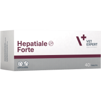 Дієтична ветеринарна добавка Vet Expert Hepatiale Forte для підтримки та захисту функцій печінки у котів і собак, 40 таб.