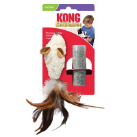 Игрушка-мышь для кошек KONG Refillables Mouse Feather (сменное наполнение)