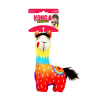 Игрушка для собак KONG Ballistic Vibez Lamas (лама со пищалкой), ассорти, размер S/M