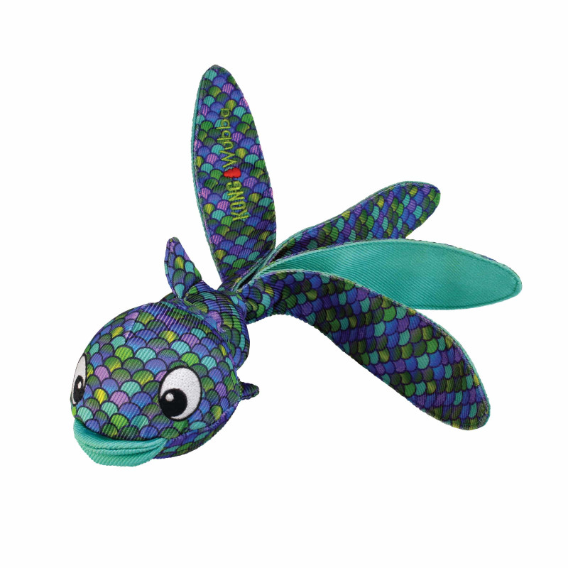 Іграшка для собак KONG Wubba Finz Blue (голуба риба) розмір L