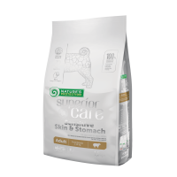 Сухой корм Nature's Protection (Нейчер Протекшн) Superior Care Sensitive Skin & Stomach Adult Small Breeds для взрослых собак мелких (мини) пород с чувствительной кожей и пищеварением с ягненком, 1,5 кг