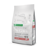 Сухий беззерновий корм Nature's Protection (Нейчер Протекшн) Superior Care White Dogs Grain Free Salmon Starter All Breeds (стартер) для цуценят усіх порід з білим забарвленням шерсті та лососем, 1,5 кг