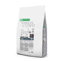 Сухой беззерновой корм Nature's Protection (Нейчер Протекшн) Superior Care Dark Cats Grain Free Herring для взрослых кошек с темным окрасом шерсти и сельдью, 7 кг