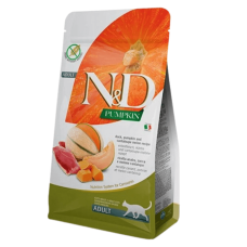 Сухий беззерновий корм ( Фарміна ) Farmina N&D Grain Free Pumpkin Duck and Cantaloupe Adult для дорослих котів з качкою та гарбузом 300 г