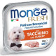 Вологий корм Monge Dog Fresh з індичкою для дорослих собак, 100 г
