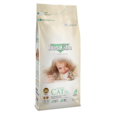 Сухий корм BonaCibo Adult Cat з ягням та рисом для дорослих котів, 2 кг
