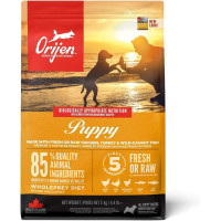 Сухий корм ORIJEN Puppy з м’ясом птиці та риби для щенят середніх порід, 2 кг