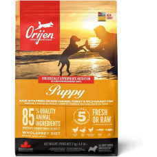 Сухий корм ORIJEN Puppy з м’ясом птиці та риби для щенят середніх порід, 2 кг