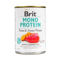 Вологий корм для собак Brit Mono Protein Tuna & Sweet Potato з тунцем та бататом, 400 г