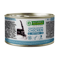 Мус-стартер Nature's Protection (Нейчер Протекшн) Kitten Starter Mousse Chicken для кошенят з куркою, 200 г