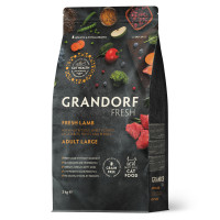 Сухий корм для котів великих порід Grandorf Fresh Adult Large Cat Lamb & Sweet Potato з ягням та бататом  2 кг