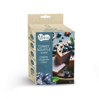 Ласощі для собак від 3-х місяців Mavsy freeze dried TURKEY SOUFFLÉ WITH BLUEBERRIES суфле з індички та чорницею, 50 г