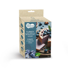 Ласощі для собак від 3-х місяців Mavsy freeze dried TURKEY SOUFFLÉ WITH BLUEBERRIES суфле з індички та чорницею, 50 г