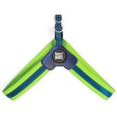 Шлейка для собак Max & Molly Q-Fit Harness Matrix Lime Green зеленого кольору, XXS