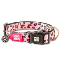 Нашийник для собак Max & Molly Smart ID Collar Leopard Pink з леопардовим принтом, M