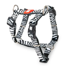 Шлейка для собак Max & Molly H-Harness Zebra з принтом Зебра, XS