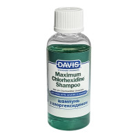 Шампунь Davis Maximum Chlorhexidine Shampoo для собак і котів з захворюваннями шкіри і шерсті з 4% хлоргексидином 50 мл