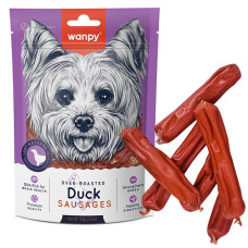 Ласощі для собак Wanpy Duck Sausages качині сосиски