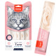 Кремові ласощі для котів Wanpy Creamy Lickable Treats Tuna & Shrimp тунець з креветками 70 г