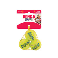 Игрушка для собак KONG SqueakAir Balls (теннисные мячики со свистком, набор 3 шт.), размер S