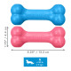 Жувальна іграшка для цуценят KONG Puppy Goodie Bone (кістка для наповнення ласощами), розмір S