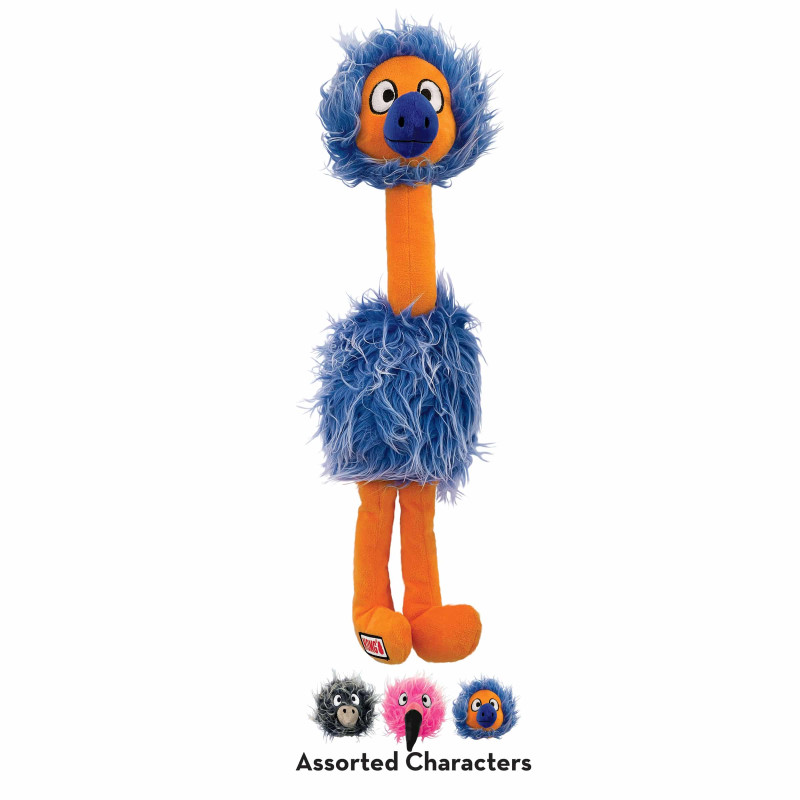 Игрушка для собак KONG Comfort Jumbo Bird (мягкая птичка с пищалкой), ассорти, размер XL