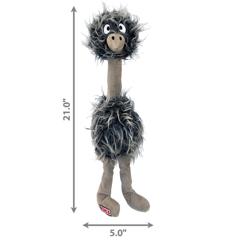 Игрушка для собак KONG Comfort Jumbo Bird (мягкая птичка с пищалкой), ассорти, размер XL