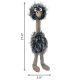 Игрушка для собак KONG Comfort Jumbo Bird (мягкая птичка с пищалкой), ассорти, размер XL