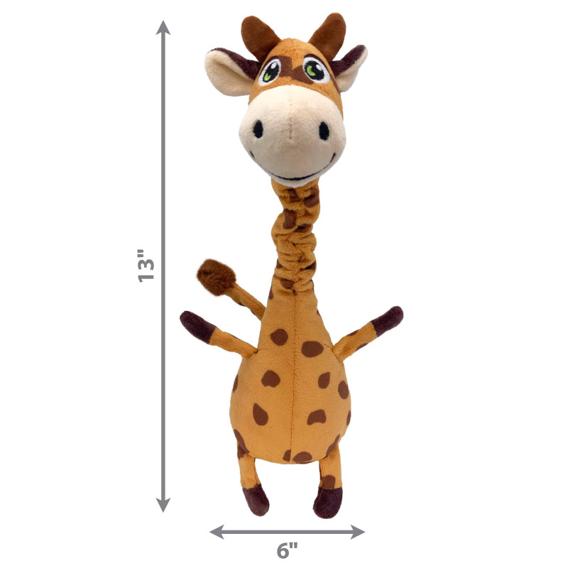 Іграшка для собак KONG Shakers Bobz Giraffe (жираф з пискавкою), розмір M