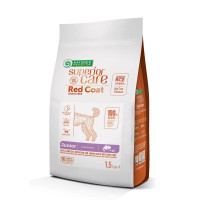 Сухий беззерновий корм Nature's Protection (Нейчер Протекшн) Superior Care Red Coat Grain Free Salmon Junior Small Breeds для юніорів малих (міні) порід з рудим забарвленням шерсті з лососем, 1,5 кг