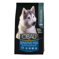 Сухий корм ( Фарміна ) Farmina Cibau Sensitive Adult Medium and Maxi для дорослих собак середніх і великих порід з чутливим травленням, з рибою 2,5 кг