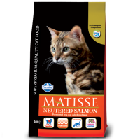 Сухий корм ( Фарміна ) Farmina Matisse Neutered Salmon для дорослих стерилізованих котів з лососем  400 г