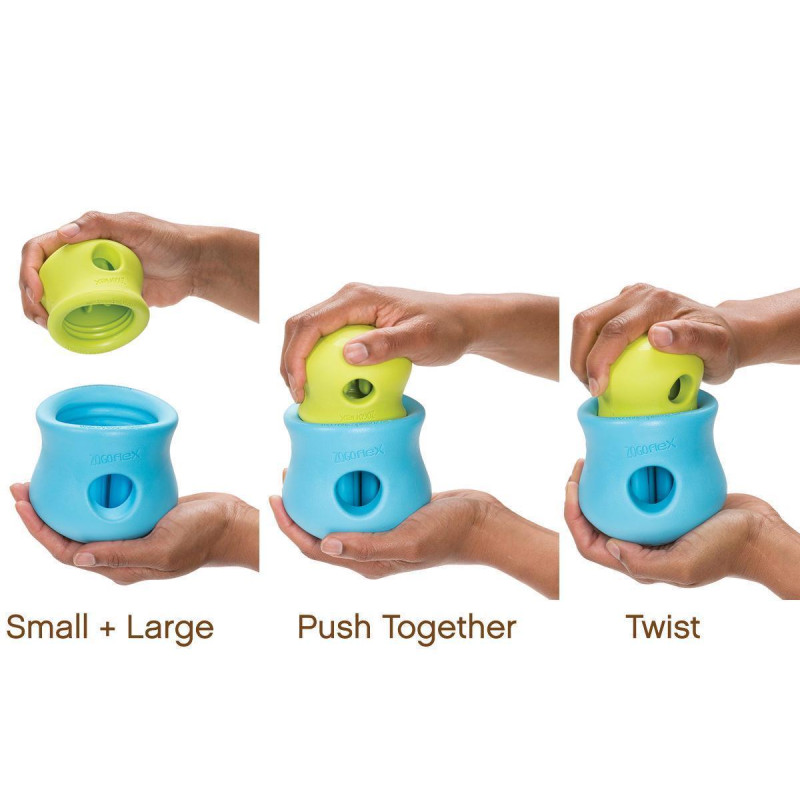 Інтерактивна іграшка для собак West Paw Toppl Small Green для ласощів 8 см