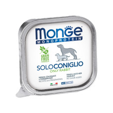 Вологий корм Monge Dog SOLO з кроликом для дорослих собак, 150 г