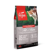 Сухий корм ORIJEN Fit & Trim з м’ясом птиці для дорослих котів, 1.8 кг