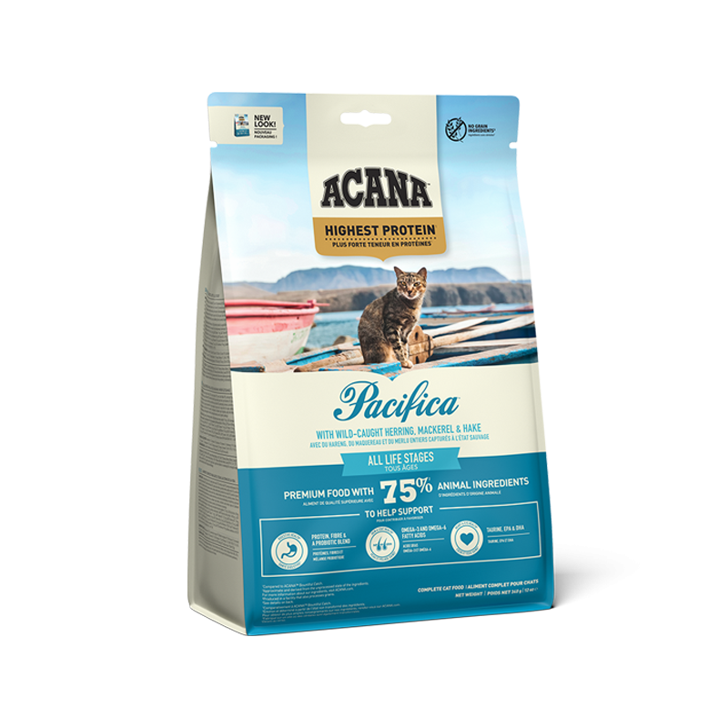 Сухий корм ACANA Pacifica Cat з рибою для котів усіх порід і всіх стадій життя, 1,8 кг