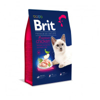 Сухий корм Brit Premium by Nature Cat Sterilised для стерилизованных котов с курицей 8 кг