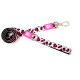 Повідець короткий для собак Max & Molly Short Leash Leopard Pink з леопардовим принтом, S