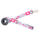 Повідець короткий для собак Max & Molly Short Leash Cherry Bloom з принтом Вишневе цвітіння, М