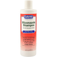 Шампунь Davis Miconazole Shampoo з 2% нітратом міконазолу для собак і котів із захворюваннями шкіри 355 мл