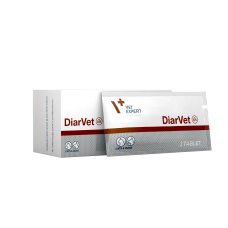 Дієтичний ветеринарний засіб Vet Expert DiarVet для котів і собак при діареї, з бентонітом, інуліном, пектином і танінами, 6 таб.