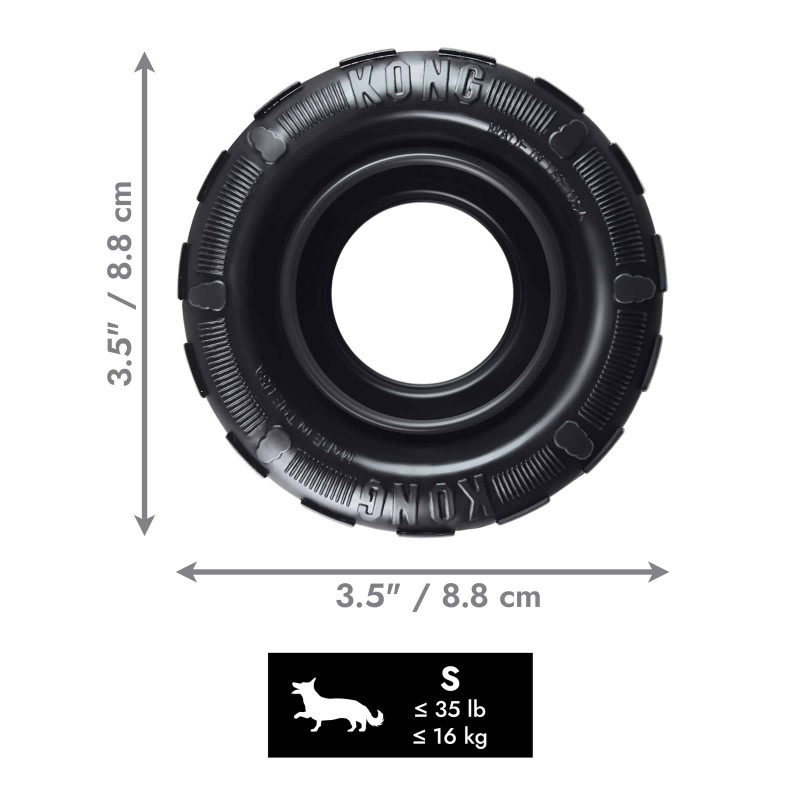 Іграшка для собак KONG Extreme Tires (міцна шина для жування), розмір S/M