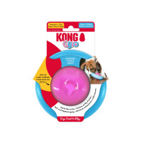 Інтерактивна іграшка для цуценят KONG Puppy Gyro (гіроскоп для наповнення ласощами), розмір S