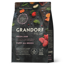 Сухий корм Grandorf FRESH LAMB & SWEET POTATO PUPPY (ягня та батат) для цуценят, 3 кг