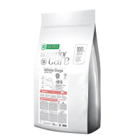 Сухий беззерновий корм Nature's Protection (Нейчер Протекшн) Superior Care White Dogs Grain Free Salmon Starter All Breeds (стартер) для цуценят усіх порід з білим забарвленням шерсті та лососем, 17 кг
