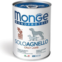 Вологий корм Monge Dog SOLO з ягням для дорослих собак, 400 г