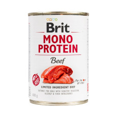 Вологий корм для собак Brit Mono Protein Beef з яловичиною, 400 г