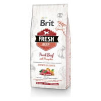 Сухий корм Brit Fresh Puppy Large Breed (яловичина та гарбуз) для цуценят і молодих собак великих порід, 12кг