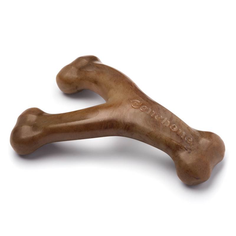 Іграшка для гризіння Benebone Wishbone Bacon «Важіль» зі смаком бекону для собак, розмір SMALL, до 13 кг